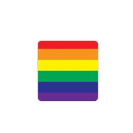 12 Bulk Rainbow Coasters
