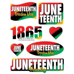 12 Bulk Juneteenth Peel 'n Place