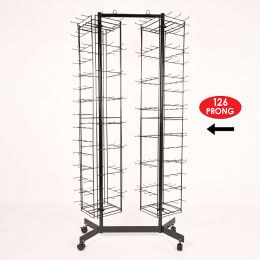Bulk Empty 126-Prong Double Spinner Rack 2