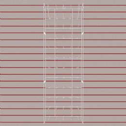 Bulk Empty 60-Prong Wall Rack