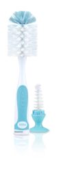 36 Bulk Nuby Easy Grip Bottle Brush With Suction Base 2-Pk