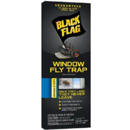 24 Bulk Black Flag Window Fly Trap 4 ct