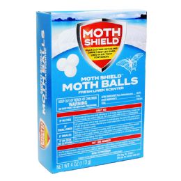 24 Bulk Moth Shield Moth Balls 4 Oz Fresh
