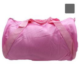 50 Bulk Duffle Bag 1ct Pink And Grey Asstd