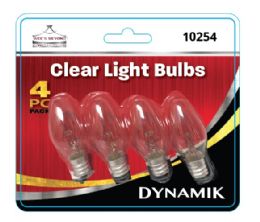 72 Bulk 4pc Clear Light Bulbs