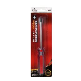 72 Bulk 1/4" X 4" Phillips Screwdriver