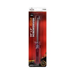 72 Bulk 1/4" X 4" Slotted Screwdriver