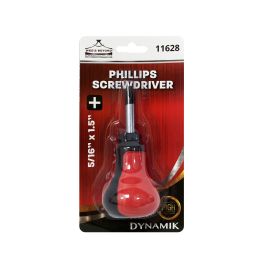 72 Bulk 5/16" X 1.5" Phillips Stubby Screwdriver Ball Handle