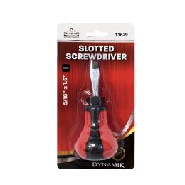 72 Bulk 5/16" X 1.5" Slotted Stubby Screwdriver Ball Handle