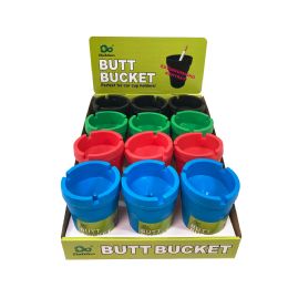 48 Bulk Butt Bucket. Assorted Color. Packed In 4 Displays.