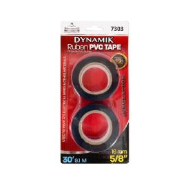 72 Bulk 2pc 5/8"x30' Pvc Tape Pack