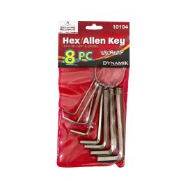 72 Bulk 8 Pc. Hex Key SeT-Sae