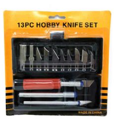 72 Bulk 13pc Hobby Knife Set
