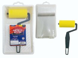 96 Bulk 2pc Paint Roller With Tray