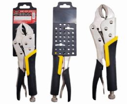 24 Bulk Grip Lock Wrench Yellow & Black Handle 9.8" L
