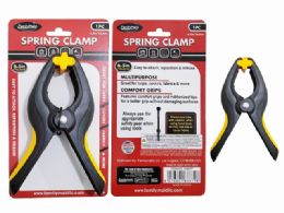 96 Bulk Spring Clamp 1pc Black And Yellow 6' X6.5' L