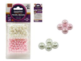 288 Bulk Pearl Beads Set In White And Pink