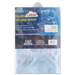 24 Bulk Large Clear Stroller Cover
