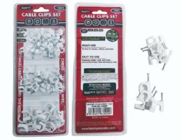 96 Bulk 100 Piece Cable Clip Set