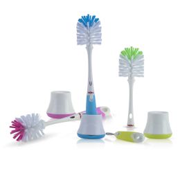 12 Bulk Nuby Bottle Brush With Stand