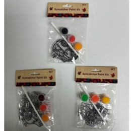 36 Bulk Suncatcher 2pk Diy Harvest Kit W/paint 3ast Combos/harv Pbh