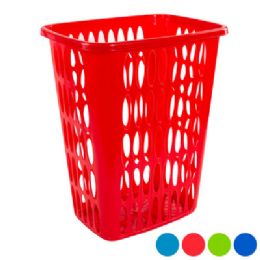 12 Bulk Laundry Basket Rect No Cover4 Colors 17 X 13.25 X 21.5
