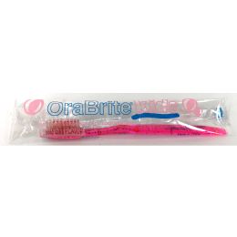 144 Bulk Orabrite Kids PrE-Pasted Disposable Toothbrush - Bubblegum Flavor