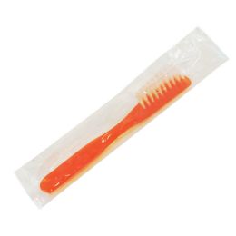 144 Bulk Generic High Visibility Orange 30 Tuft Toothbrush - 4 inch