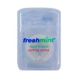 12 Bulk Freshmint Mint Waxed Dental Floss