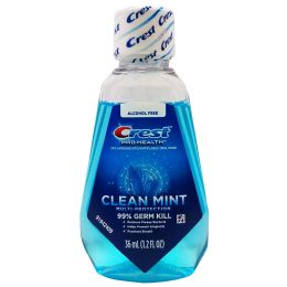 48 Bulk Crest Pro Health Mouthwash - Refreshing Clean Mint blue