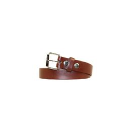 12 Bulk Leather Belts Quality Brown for Kids Mixed size