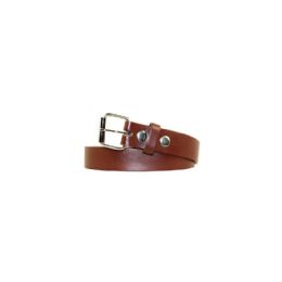 12 Bulk Kids' Leather Belt Quality Brown For Children Medium Size