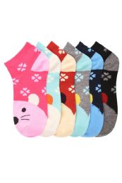432 Bulk Mamia Spandex Socks (super) Size 4-6