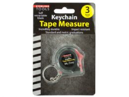 24 Bulk Mini Tape Measure Key Chain