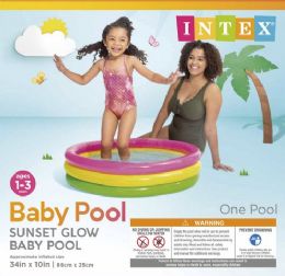 12 Bulk Sunset Glow Baby Pool