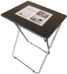 6 Bulk Beech Wooden Folding Snack Table