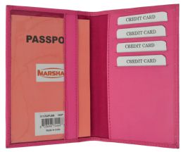 24 Bulk 351 Pu Usa Print Passport Case Holder Cover With Credit Card Slots