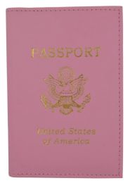 24 Bulk 351 Pu Usa Print Passport Case Holder Cover With Credit Card Slots