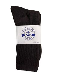 1200 Bulk Yacht & Smith Women's Sports Crew Socks Size 9-11 Brown Bulk Pack