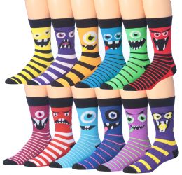 72 Bulk Mens Patterned Dress Socks