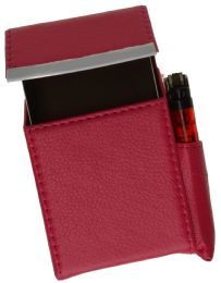 24 Bulk Cigarette Case Holder With Lighter Pocket