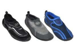30 Bulk Men's Lined Aqua Shoes
