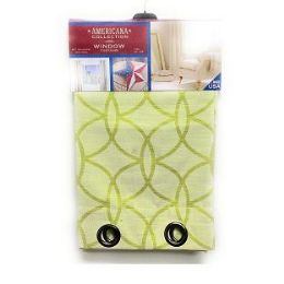 6 Bulk 54" X 84" LIME GREEN WINDOW CURTAIN