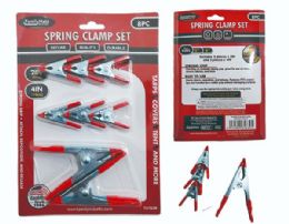 96 Bulk 8 Piece Spring Clamp Set