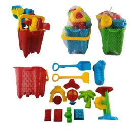 6 Bulk Beach Toys - 14 Piece Set