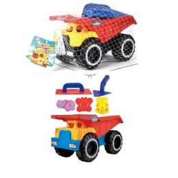 18 Bulk Beach Toys - 7 Piece Set - 10" Truck