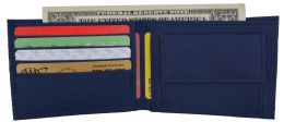 24 Bulk New Boys Slim Thin Nylon Bifold Wallet