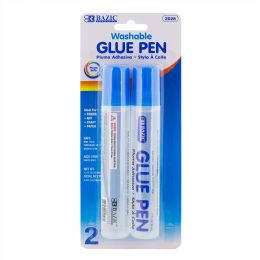 24 Bulk 1.7 Fl Oz Washable Glue Pen 2 Pack