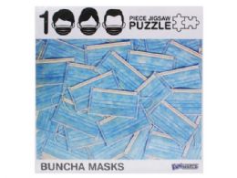 24 Bulk Funwares Buncha Masks 1000 Piece Puzzle