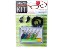 72 Bulk Eyeglass Repair Kit With Case